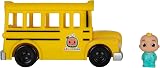 CoComelon Musical Yellow School Bus with JJ Figure Toy view 1