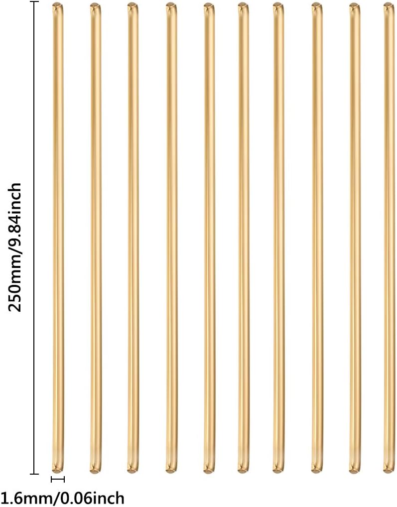 10pcs Brass Welding Rods Wires Sticks for Repair Welding Brazing 1.6 x 250mm - Image 4