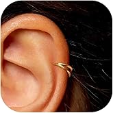 Hidden Helix Earrings for Women Gold Flat Back Cartilage Hoop Dangle Earrings Tragus Rook Piercing Tragus Jewelry Cartilage Studs Jewelry Gift