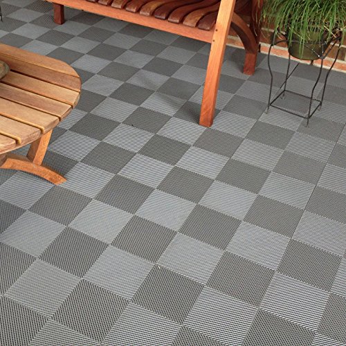 BlockTile Flooring Perforated Interlocking Tiles 30 Pack Floor