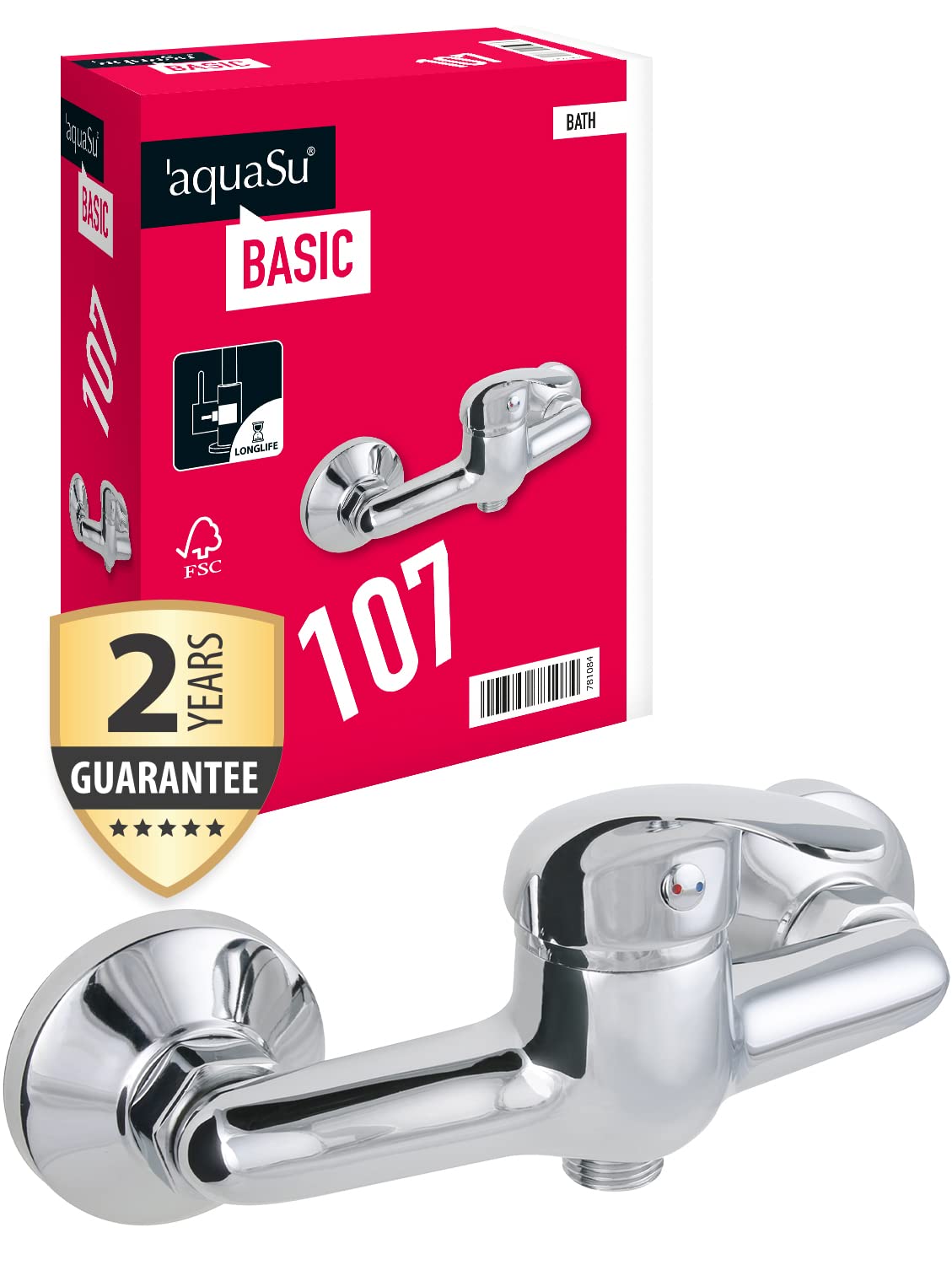 Tiado Single-Lever Mixer Tap for Showers Chrome