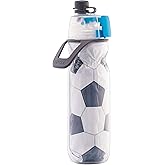O2COOL Mist N Sip 20 oz Misting Reusable Sports Water Bottle Soccer | Yes