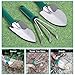 NASUM 10 Pieces Garden Tools Set - Stainless Steel Gardening Tool Case with Trowel Pruner,Rakes, Shovels,Secateurs,Weeding Knife and more,Vegetable Herb Garden Hand Tools,Gifts for Women&Man