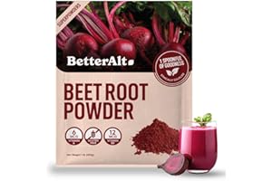 Better Alt Beet Root Powder - 16oz, 100% Natural Nitric Oxide Booster, Beet Juice Powder, Superfood for Healthy Heart, Beets Powder Supplement, Beetroot Powder, 112 Servings,1lb