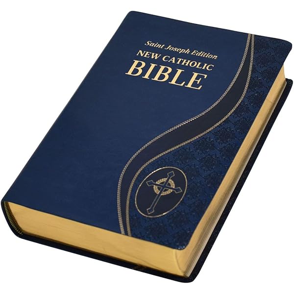 Saint Joseph New American Bible/Black Imitation Leather/ Large