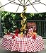 Polyester Gingham Umbrella Table Cloth, UMBRD-80