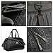 Coreal sport gym bag duffel bag with shoes compartment for men and women black