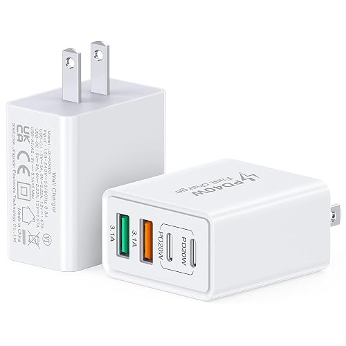 thumbnail image 2 of 20W USB C PD Wall Charger – Dual Ports Fast Charging Block With QC 3.0 – For Apple & Universal Devices 2 of 6