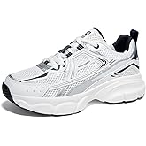 BAASPLOA Women's Chunky Fashion Sneakers Casual Sports Shoes Mesh Breathable Athletic Gym Workout Tennis Shoe Platform Thick Walking Shoes