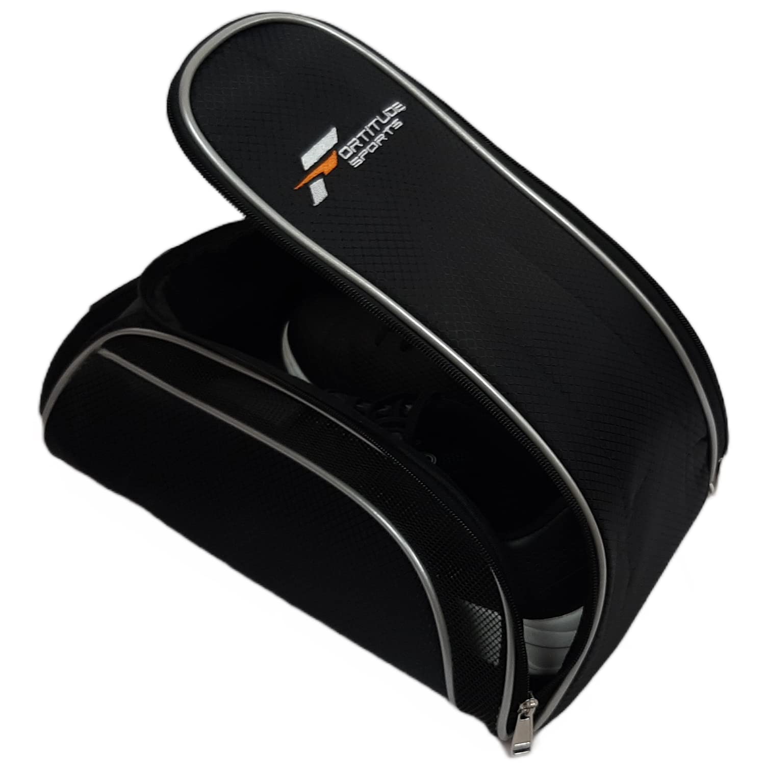 Fortitude Sports Golf Shoe Bag | Waterproof Nylon Travel Shoe Bag Fits up to Size 11 UK Shoes | Golf Gifts for Men Women UK | Football Boot Bag | Sports Shoe Bag