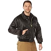Rothco CWU-45P Flight Jacket - Cold Weather Bomber Jacket with Warm Quilted Liner and Water-Repellent Shell