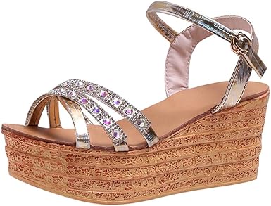 amazon gold wedge sandals