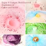 Aofmee Bath Bombs Gift Set 6 Pcs Handmade Spa Kit Shea Cocoa Moisturize view 4