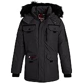 CANADA WEATHER GEAR Boy Winter Coat - Heavyweight Water and Wind Resistant Boys Winter Parka Jacket Ski Insulated Outerwear