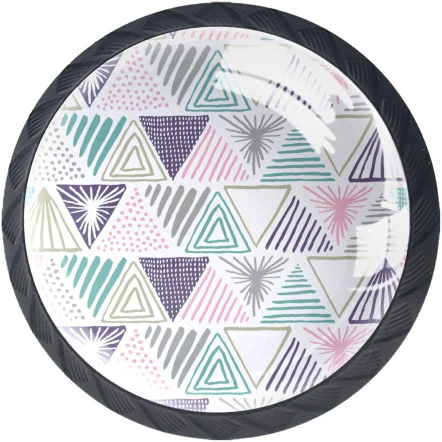 Knobs Color Triangle Geometry Drawer Knobs Modern