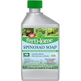 Fertilome (16052) Spinosad Soap Insecticide, Spinosad Bagworm, T, 16 oz | Spinosad + insecticidal soap OMRI Listed - Kills bagworms, tent caterpillars &amp; chewing insects - Organic gardeners