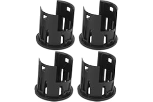 4Pcs Parking Assist Sensor Bezels,KIMISS ABS Front Rear Parking Aid Assist Sensor Housing for 1500(Black)
