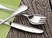 Artaste 56532 Rain 18/10 Stainless Steel 12-Piece Kids Flatware Set, Service for 4