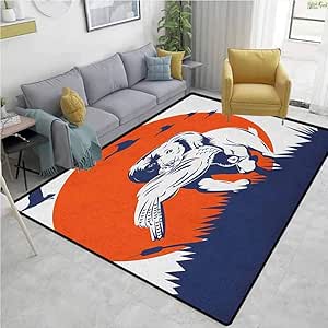 Amazon.com: YucouHome Hunting shag Area Rug Door Mat ...