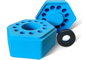 Gintison Cool Cell Freezing Container for 2ml Cryogenic Vials, 12 Wells