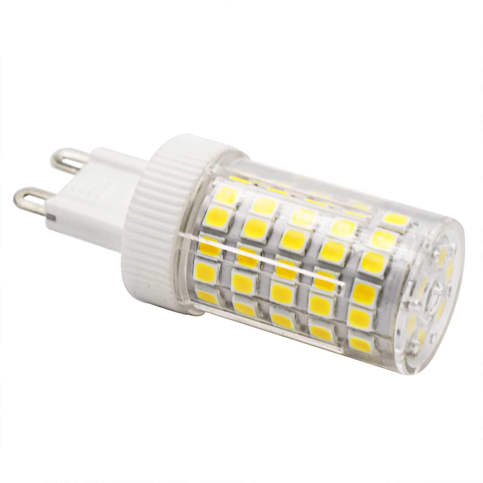 MJIUZHOU G9 LED Light Bulb 10W Equivalent to 80W Halogen Cool White 6500k 800lm 220V 360° Beam Angle Energy Saving Bi-Pin Base Lamp（Pack of 5）