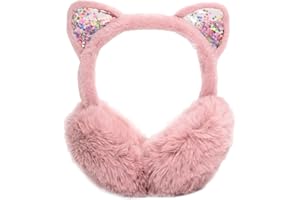 SEDEX Kids Ear Muffs Winter Warm Fluffy Earmuffs Soft Plush Ear Covers Cute Unicorn Ear Warmers for Boys Girls Toddlers