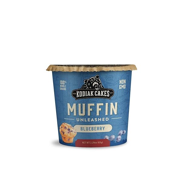 KODIAK CAKES MINUTE MUFFINS, MOUNTAIN BLUEBERRY, 2.29 OUNCE (PACKAGING MAY VARY)