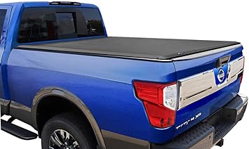 Amazon Com Tyger Auto T1 Soft Roll Up Truck Bed Tonneau Cover Compatible With 2017 2021 Nissan Titan Without Titan Box Fleetside 5 5 Bed Tg Bc1n9048 Automotive