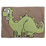 Mucky Fingers Childrens Boys Dinosaur Design Bedroom Floor Rug/Mat (27.5 x 20in) (Brown)