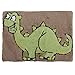 Mucky Fingers Childrens Boys Dinosaur Design Bedroom Floor Rug/Mat (27.5 x 20in) (Brown)