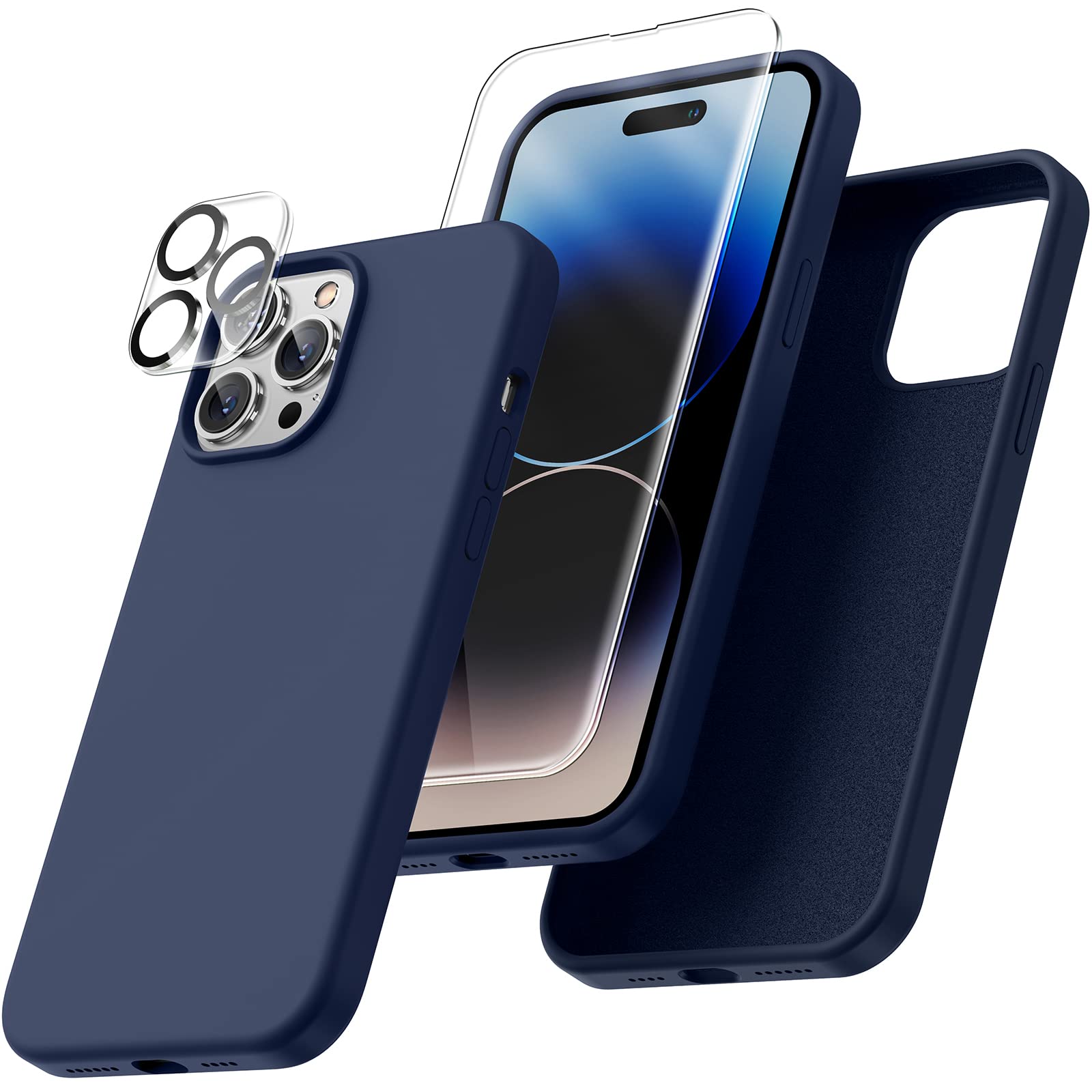Uyiton Compatible with iPhone 12 Pro Max Screen Protector (Anti-Blue Light) - [Easy to Install] Shatterproof Full Coverage [Case Friendly] 9H Tempered Glass Screen Protector for 12 Pro Max, 2 Pack