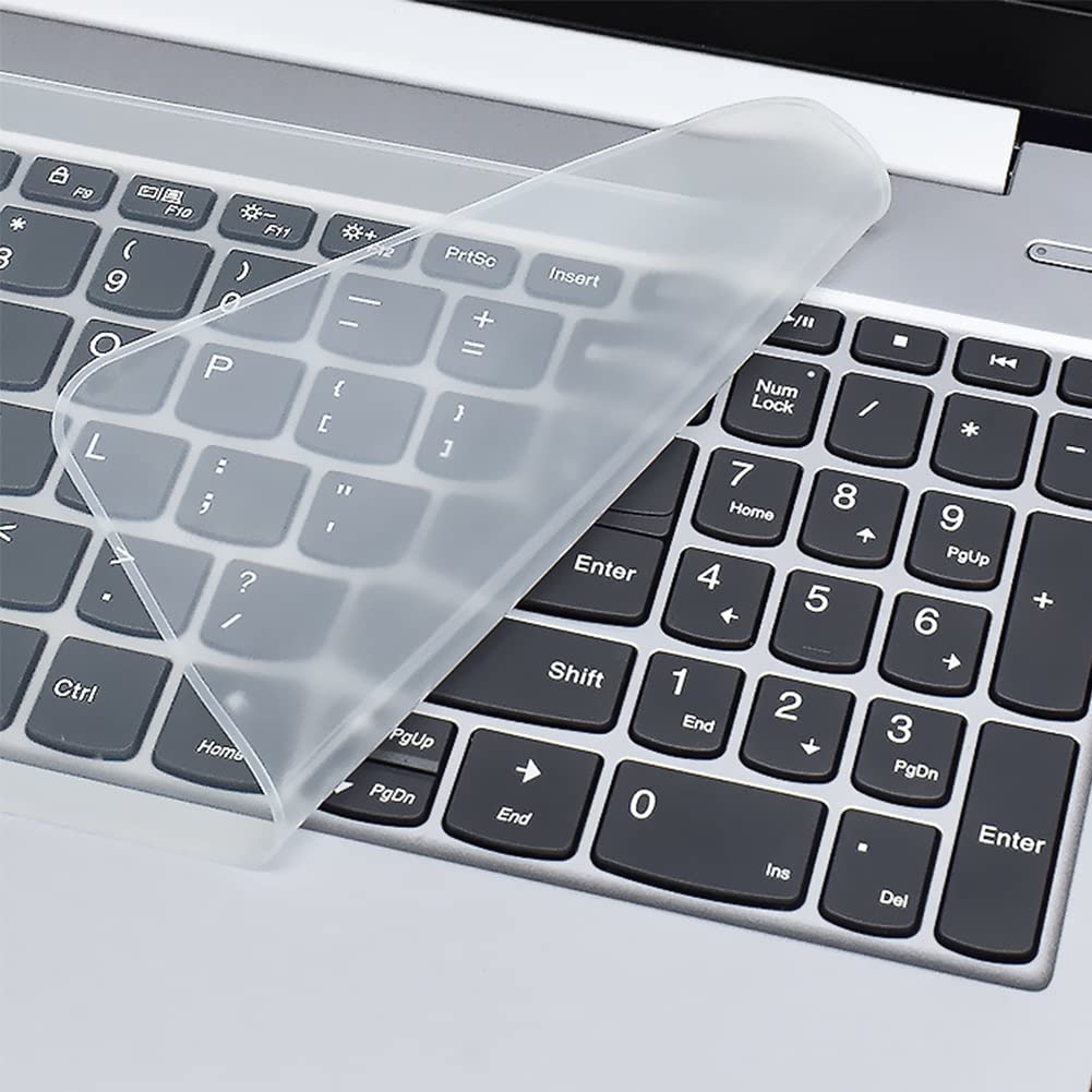 Clear Keyboard Cover Protective Skin,Ultra Thin Clear Silicone Keyboard Cover Skin Protector For 12inch/13inch/14inch Laptop