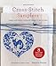 Cross-Stitch Samplers: Elegant and Timeless Needlecraft Designs in Red and Blue (Made in France) by 