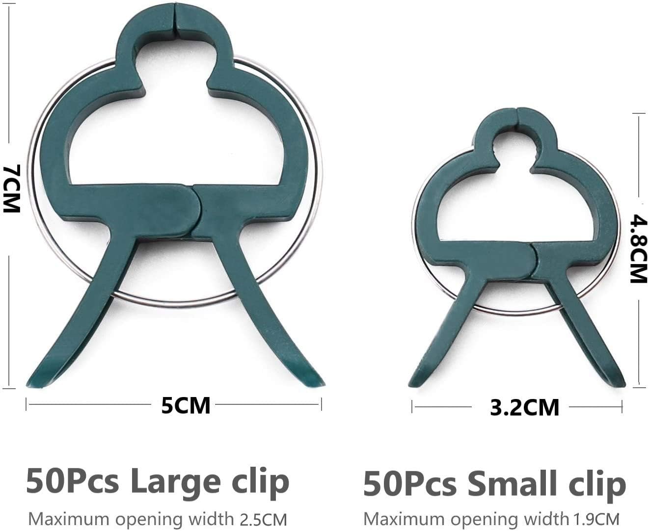KAHEIGN 100Pcs Garden Plant Clips - Image 5