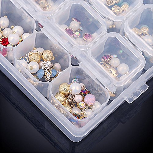 image for Kalolary 28 Grids Diamond Embroidery Box, LEOBRO Storage Case for Diam