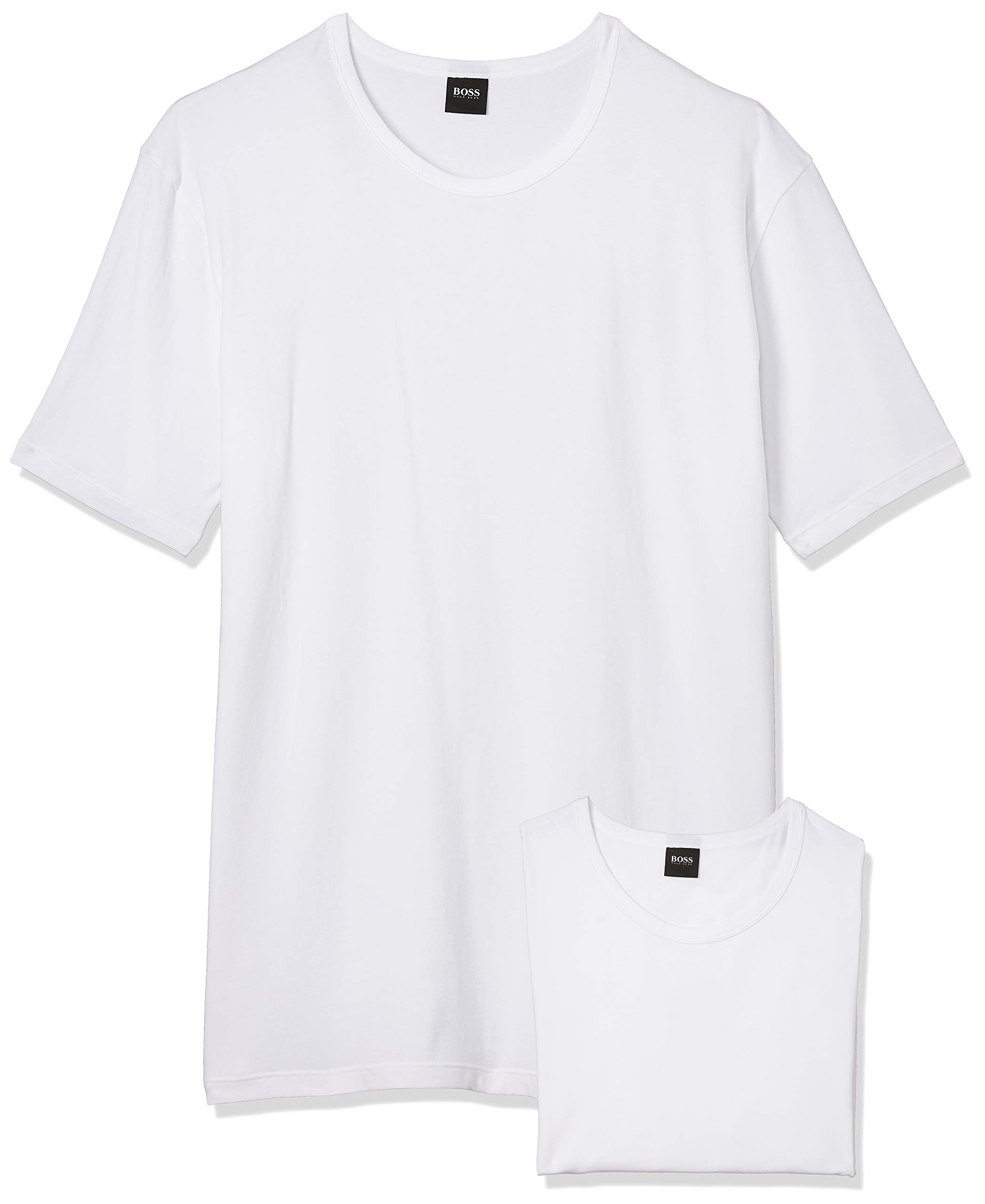 Hugo Boss Pack Slim fit Round Neck t-Shirt, Shirt RN Uni S-XXL Black or  White