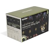 Ideaworks Solar Iridescent String Lights - 50ct Small