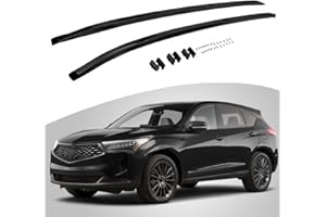 Roof Rail Rack Side Rail Bar Compatible with Acura RDX 2019-2025, Aluminum Rooftop Luggage Carrier (Black)