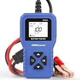 Car Battery Tester 6V 12V 24V Battery Voltage Tester, BR502 100-2000 CCA Internal Resistance Tester Automotive Accurate Digital Auto Battery Analyzer for Car Truck Marine Motorcycle SUV Boat