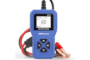 Car Battery Tester 6V 12V 24V Battery Tester, BR502 100-2000 CCA 2Ah-220Ah Internal Resistance Tester Automotive Accurate Dig