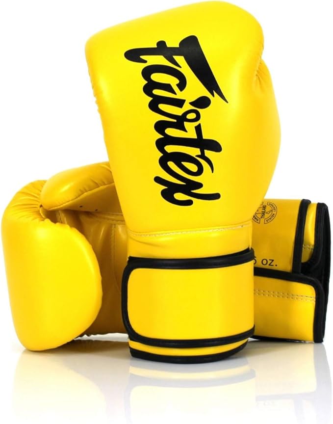 Fairtex Boxing Gloves BGV14Y Yellow Muay Thai MMA Limited