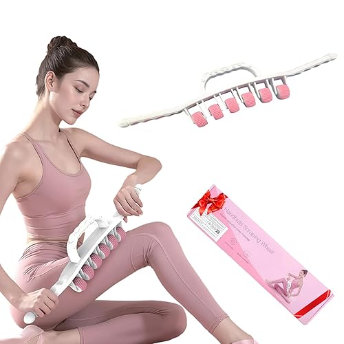 Lnoyui Massager Roller for Cellulite&Lymphatic Drainage – Fascia Muscle Roller Stick for Legs, Thighs,Calf–Deep Tissue Massage Tool for Pain Relief,Body Sculpting, Anti-Cellulite,Athletes Recovery