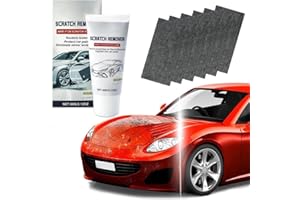 Huotwoe Nano Sparkle Cloth Car Scratch Remover 6PCS, Multi-Purpose Nano Magic Cloth Easily Removes Light Scratches, Swirls and Water Spots, Car Scratch Repair Kit for All Vehicle Colors