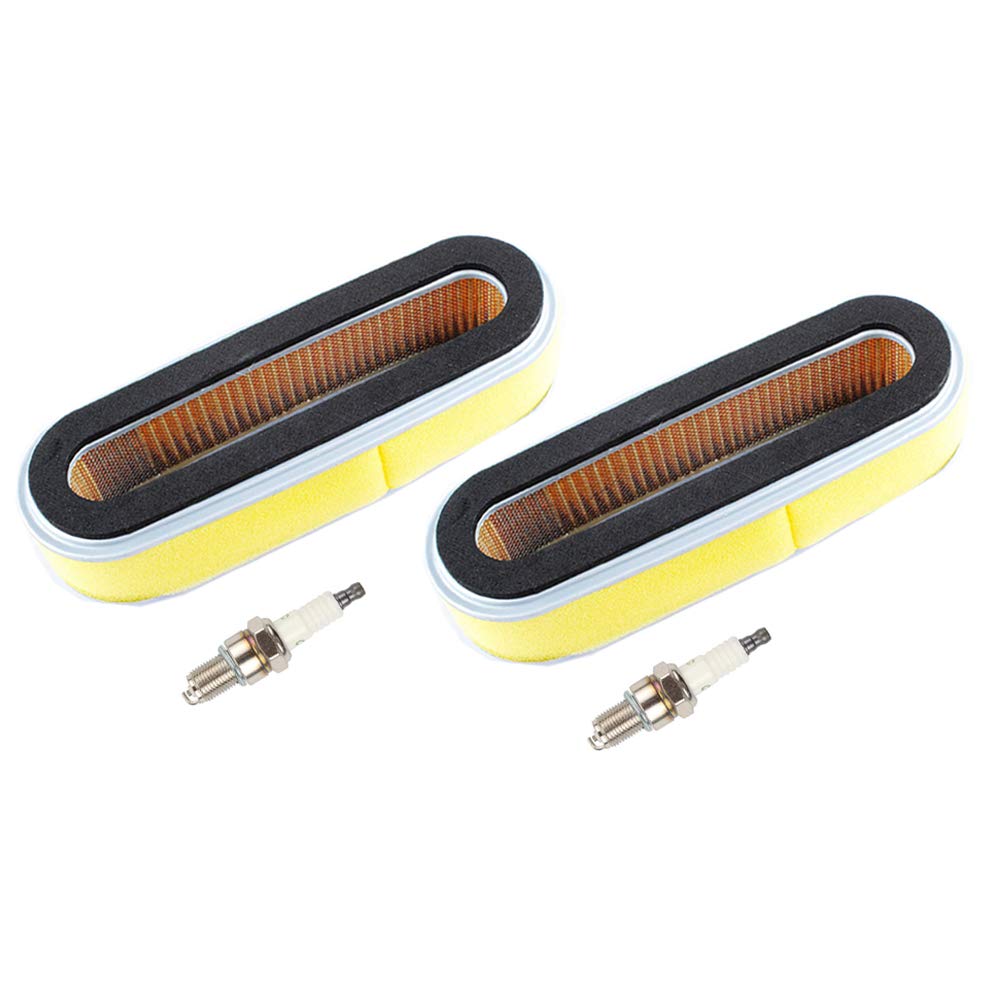 OxoxO Air Filter Spark Plug Compatible with GV150 GV200 GXV120 Engines Compatible with HR214 HR194 HR195 HRA214 Lawn Mowers 17210-ZE6-505/17210-ZE6-003/17211-888-013 (2 Set)