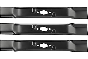 JSDYYYT 742P05086-L ​3 PCS Lawn Mower Blade Compatible with 54" Craftsman T3200 TT440 Z5800, Cub Cadet XT1-GT54 XT1-ST54 ZT1-54 ZT1-54P ZT2-54 ZTS2-54, MTD ZT1-54, Troy-Bilt Super Bronco 54K XP, Z54 XP