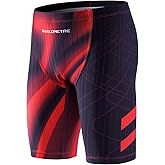 MY KILOMETRE Boys' Jammer Swimsuit with Drawstring Training Swimwear for Kids Endurance Boys Youth Swim Shorts Kids Swimsuit