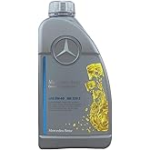 Genuine Mercedes Engine Oil (5W-40) 1 Quart, (Pack of 6) MB SPEC 229.5