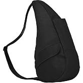 AmeriBag Healthy Back Bag 15" Nylon Crossbody Sling | Organized Ergonomic Shoulder Bag for Everyday Use, Travel &amp; Walking Comfort