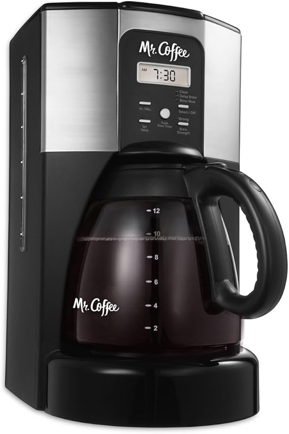 Mr. Coffee BVMCECX41CP Performance Brew 12Cup Coffee Maker, Black and
