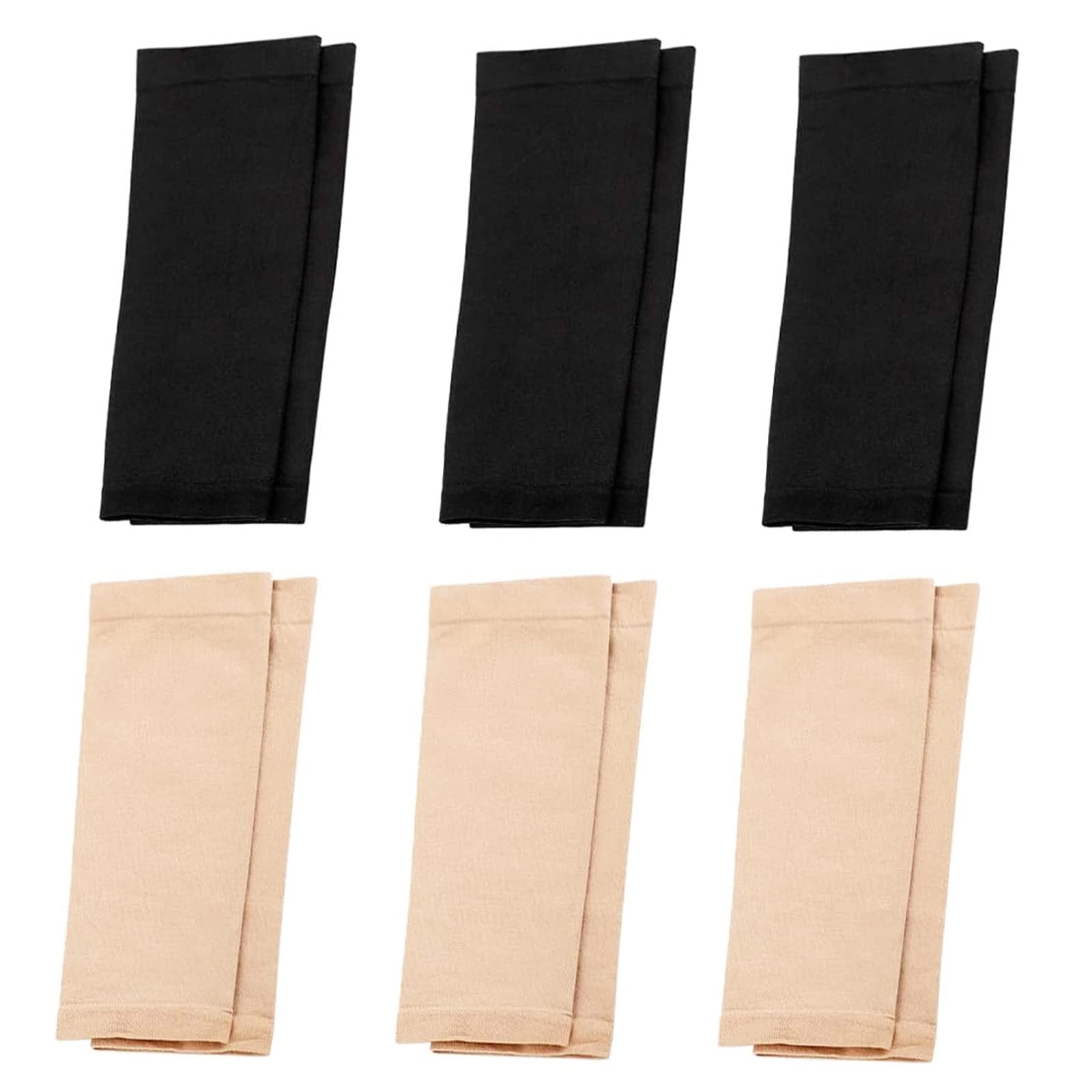 Xrten 6 Pairs Slimming Arm Sleeves,Arm Slimming Shaper Wrap,Slimming Compression Arm Shaper Helps Tone Shape Upper Arms Sleeve for Women